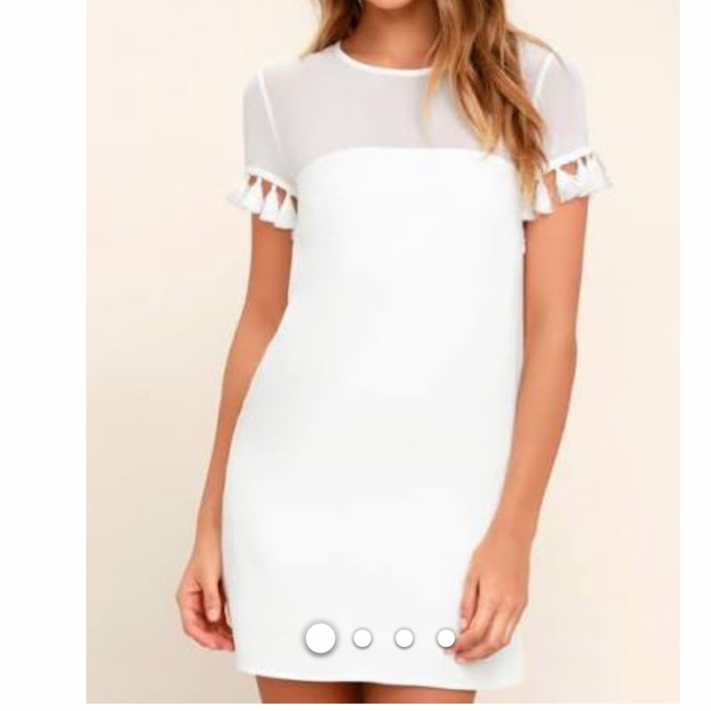 NWT LULUS WHITE T-SHIRT DRESS ✨